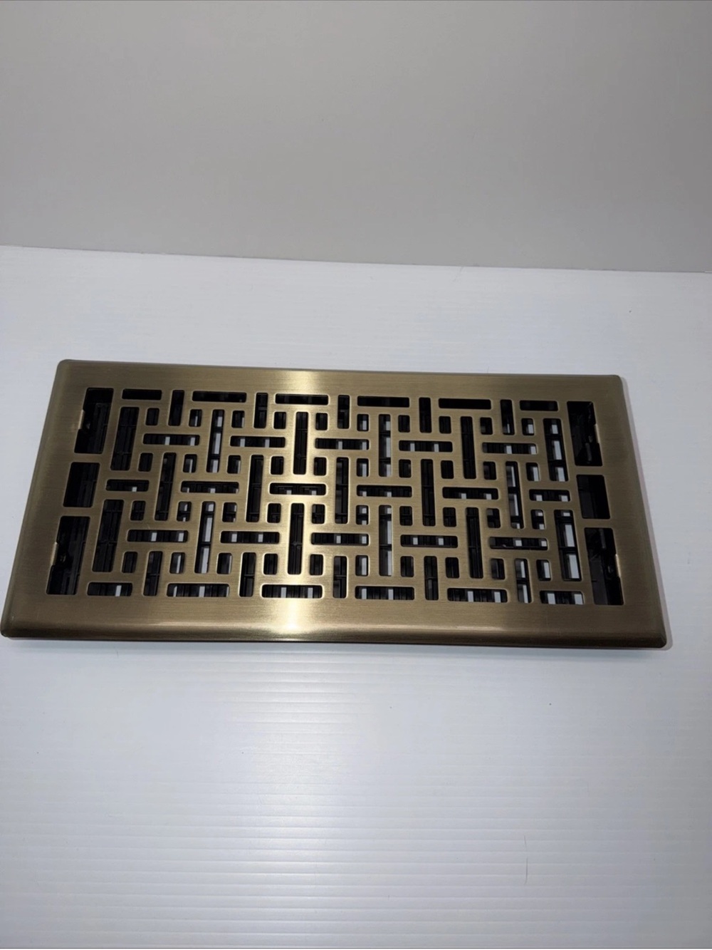 Floor Register 7.5x15.5 Inches - Heavy Duty Walkable Floor Vent Cover Adjustable